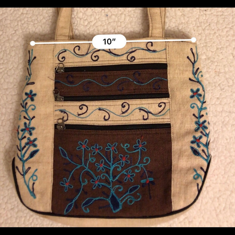 Embroidered Boho Shoulder Bag - Picture 5 of 8